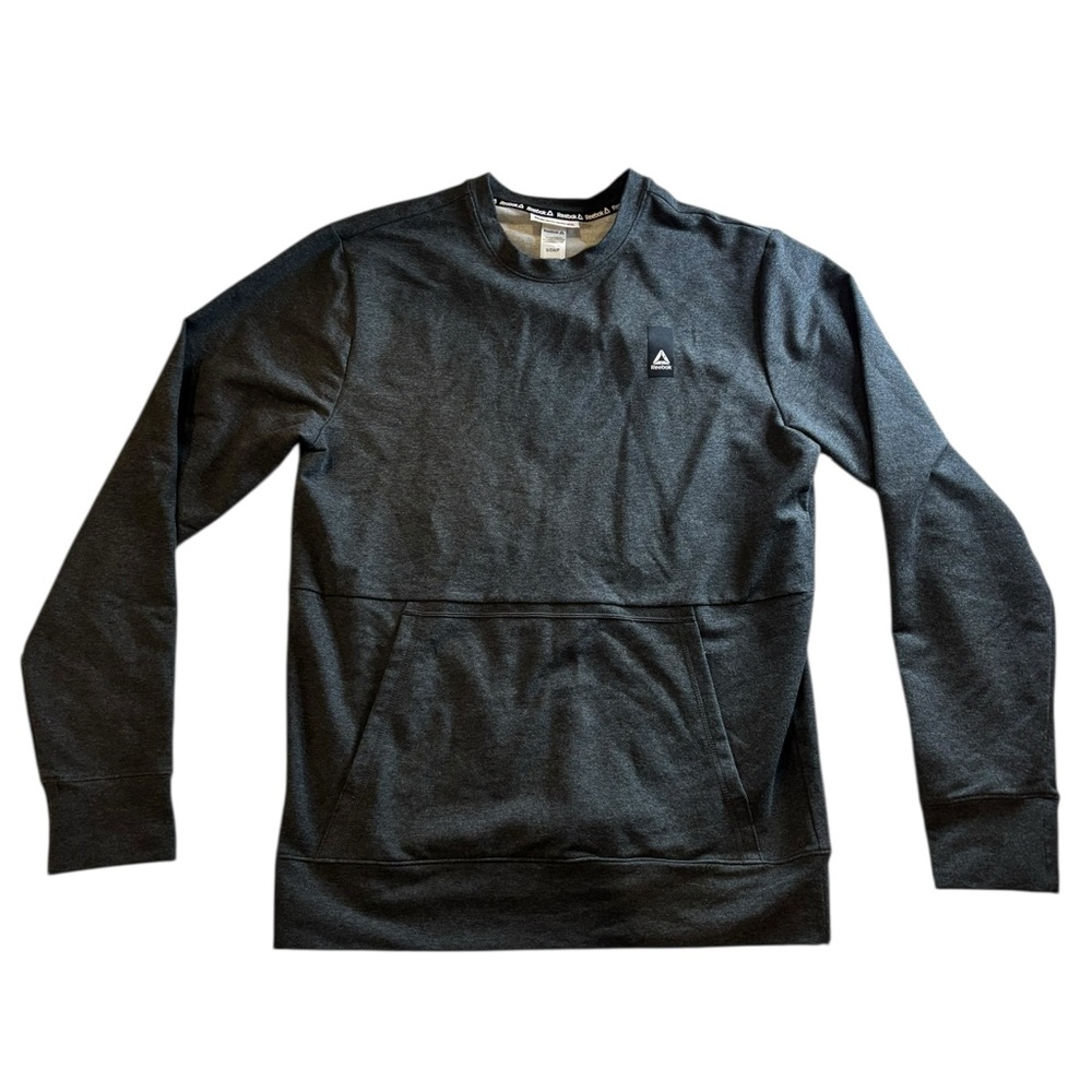 Reebok Men's Dark Gray Crewneck Sweater Size Small